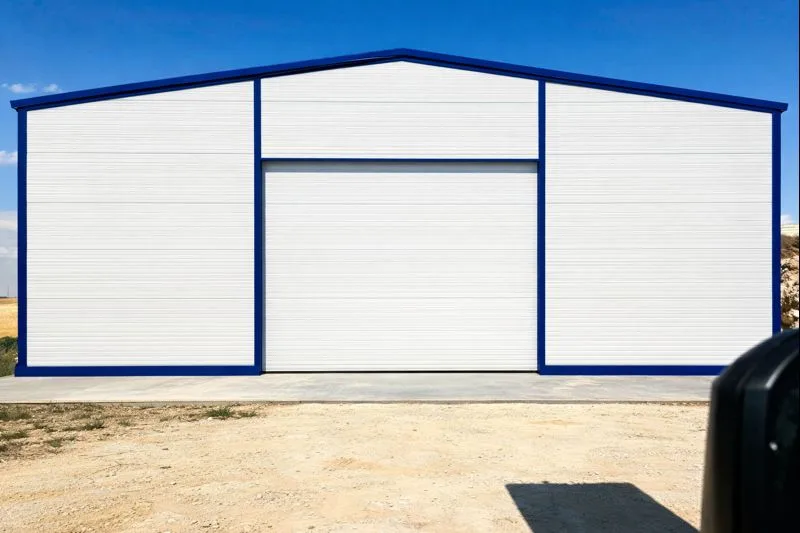 Estructura nave panel sándwich